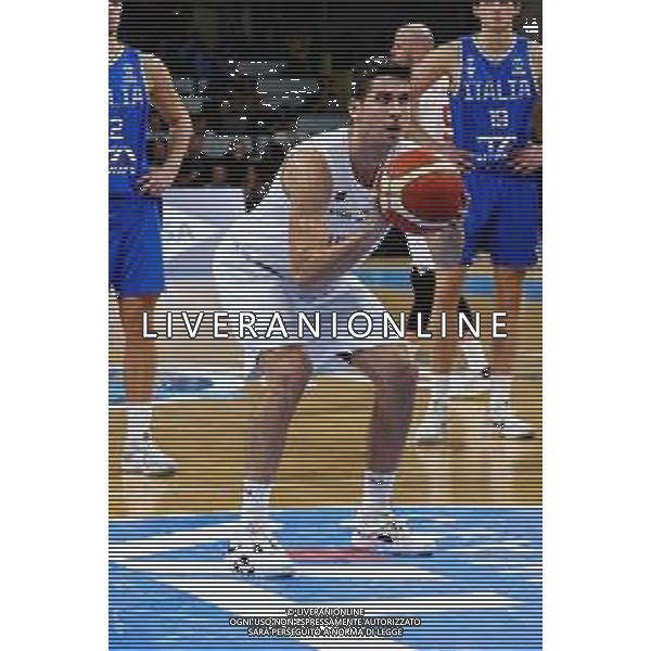 Reggio Calabria 23/02/2025 PalaCalafiore. Qualificazioni EuroBasket 2025 Italia vs Ungheria. In foto Perl Ungheria Foto Pasquale Garreffa/Agenzia Liverani Sas AGENZIA ALDO LIVERANI SAS