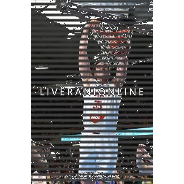 Reggio Calabria 23/02/2025 PalaCalafiore. Qualificazioni EuroBasket 2025 Italia vs Ungheria. In foto Reuvers Ungheria Foto Pasquale Garreffa/Agenzia Liverani Sas AGENZIA ALDO LIVERANI SAS