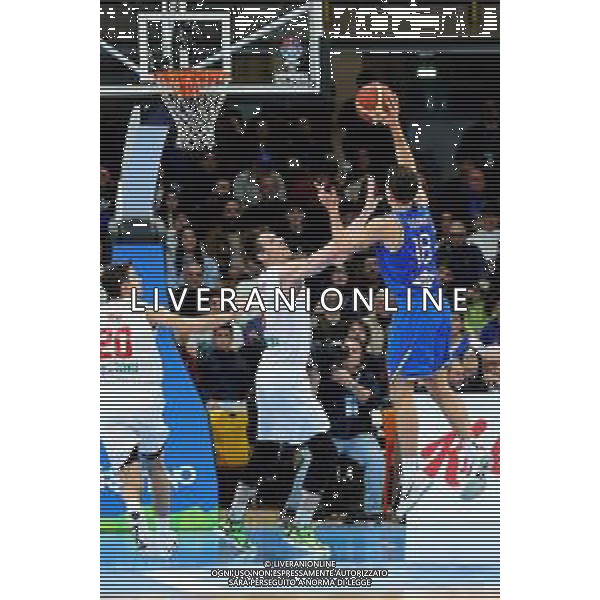 Reggio Calabria 23/02/2025 PalaCalafiore. Qualificazioni EuroBasket 2025 Italia vs Ungheria. In foto Keller Ungheria e Spagnolo Italia Foto Pasquale Garreffa/Agenzia Liverani Sas AGENZIA ALDO LIVERANI SAS
