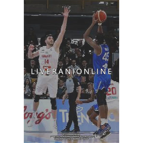 Reggio Calabria 23/02/2025 PalaCalafiore. Qualificazioni EuroBasket 2025 Italia vs Ungheria. In foto Goloman Ungheria e Akele Italia Foto Pasquale Garreffa/Agenzia Liverani Sas AGENZIA ALDO LIVERANI SAS