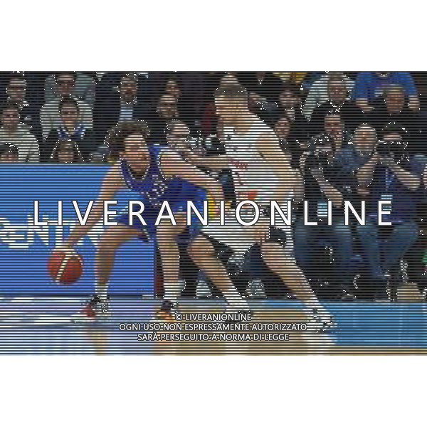 Reggio Calabria 23/02/2025 PalaCalafiore. Qualificazioni EuroBasket 2025 Italia vs Ungheria. In foto Pongo Ungheria e Pajola Italia Foto Pasquale Garreffa/Agenzia Liverani Sas AGENZIA ALDO LIVERANI SAS