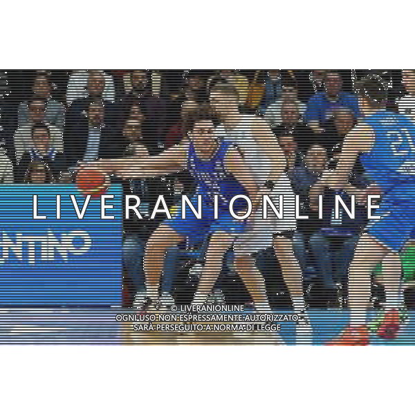 Reggio Calabria 23/02/2025 PalaCalafiore. Qualificazioni EuroBasket 2025 Italia vs Ungheria. In foto Pongo Ungheria e Pajola Italia Foto Pasquale Garreffa/Agenzia Liverani Sas AGENZIA ALDO LIVERANI SAS