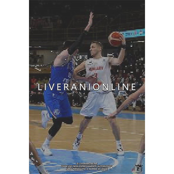 Reggio Calabria 23/02/2025 PalaCalafiore. Qualificazioni EuroBasket 2025 Italia vs Ungheria. In foto Pongo Ungheria e Severini Italia Foto Pasquale Garreffa/Agenzia Liverani Sas AGENZIA ALDO LIVERANI SAS