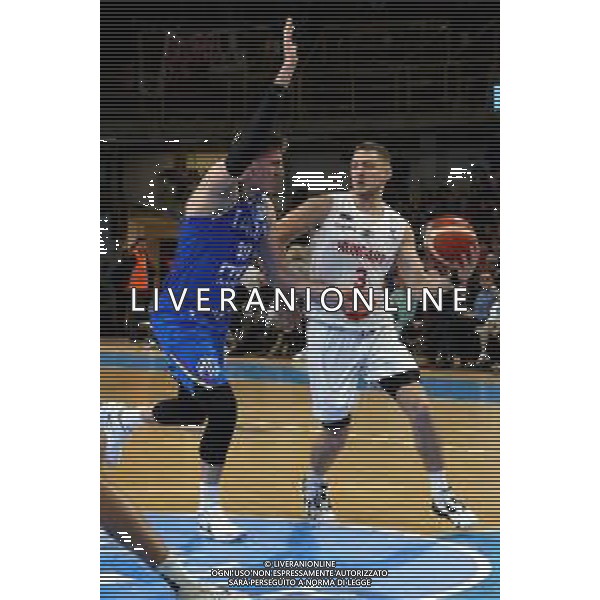 Reggio Calabria 23/02/2025 PalaCalafiore. Qualificazioni EuroBasket 2025 Italia vs Ungheria. In foto Pongo Ungheria e Severini Italia Foto Pasquale Garreffa/Agenzia Liverani Sas AGENZIA ALDO LIVERANI SAS