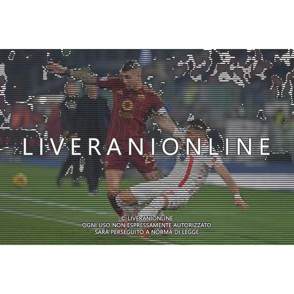 Roma vs Monza Campionato Serie A Enilive - 26 Giornata Stadio Olimpico - Roma 24-02-2025 nella foto Mancini e Mota Carvalho ©Federico Gaetano - AGENZIA ALDO LIVERANI SAS