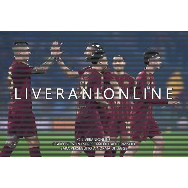 Roma vs Monza Campionato Serie A Enilive - 26 Giornata Stadio Olimpico - Roma 24-02-2025 nella foto Esultanza Roma ©Federico Gaetano - AGENZIA ALDO LIVERANI SAS