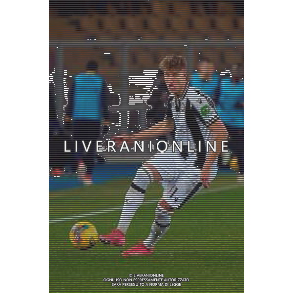 TVEM February 21, 2025 Lecce, Italy - US Lecce vs Udinese Calcio - Italian soccer serie A 2024/25 - Via Del Mare Stadium. In the pic: Thomas Kristensen of Udinese Calcio foto emmanuele mastrodonato-ag aldo liverani sas