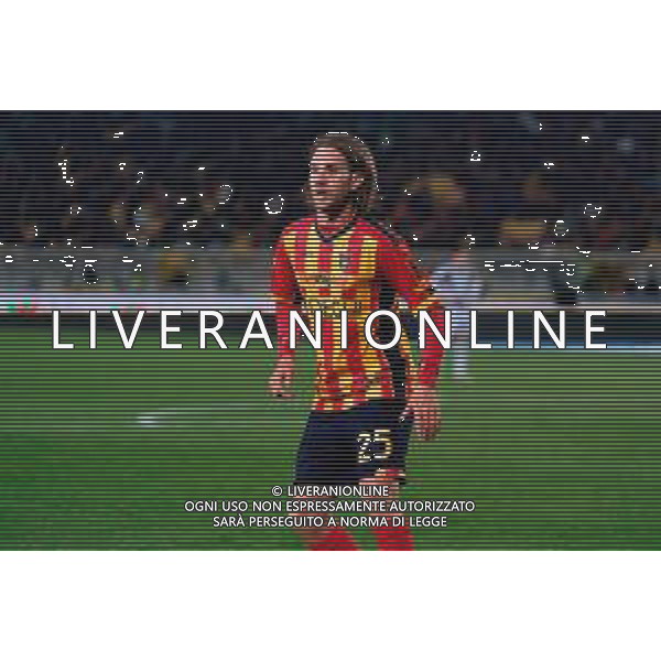 TVEM February 21, 2025 Lecce, Italy - US Lecce vs Udinese Calcio - Italian soccer serie A 2024/25 - Via Del Mare Stadium. In the pic: Antonino Gallo of US Lecce foto emmanuele mastrodonato-ag aldo liverani sas