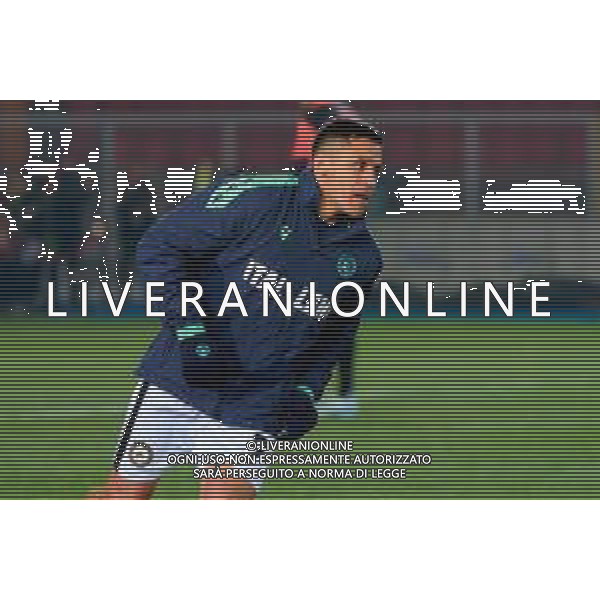 TVEM February 21, 2025 Lecce, Italy - US Lecce vs Udinese Calcio - Italian soccer serie A 2024/25 - Via Del Mare Stadium. In the pic: Alexis Sanchez of Udinese Calcio foto emmanuele mastrodonato-ag aldo liverani sas
