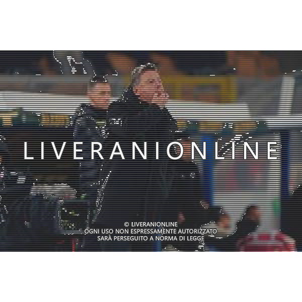 TVEM February 21, 2025 Lecce, Italy - US Lecce vs Udinese Calcio - Italian soccer serie A 2024/25 - Via Del Mare Stadium. In the pic: coach Kosta Runjaic of Udinese Calcio foto emmanuele mastrodonato-ag aldo liverani sas