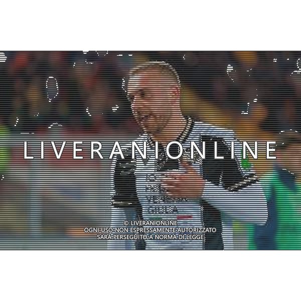 TVEM February 21, 2025 Lecce, Italy - US Lecce vs Udinese Calcio - Italian soccer serie A 2024/25 - Via Del Mare Stadium. In the pic: Sandi Lovric of Udinese Calcio foto emmanuele mastrodonato-ag aldo liverani sas