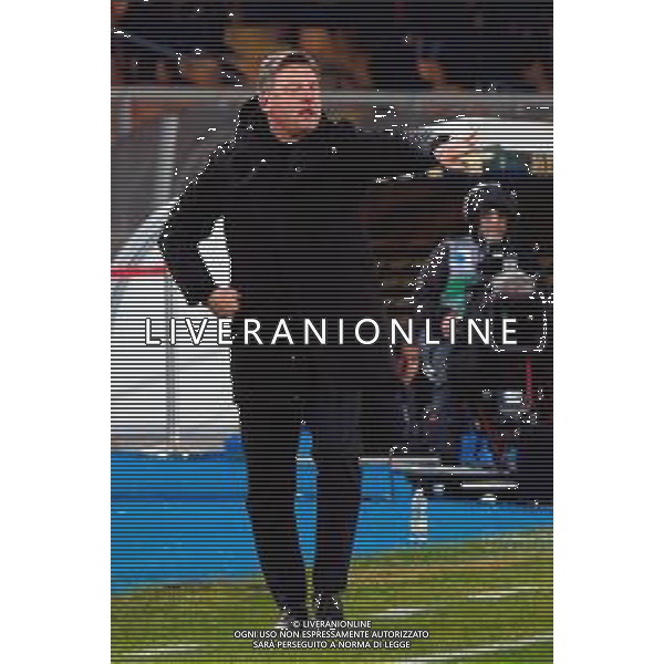 TVEM February 21, 2025 Lecce, Italy - US Lecce vs Udinese Calcio - Italian soccer serie A 2024/25 - Via Del Mare Stadium. In the pic: coach Kosta Runjaic of Udinese Calcio foto emmanuele mastrodonato-ag aldo liverani sas