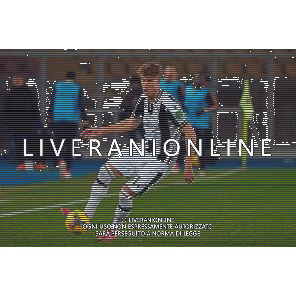 TVEM February 21, 2025 Lecce, Italy - US Lecce vs Udinese Calcio - Italian soccer serie A 2024/25 - Via Del Mare Stadium. In the pic: Thomas Kristensen of Udinese Calcio foto emmanuele mastrodonato-ag aldo liverani sas