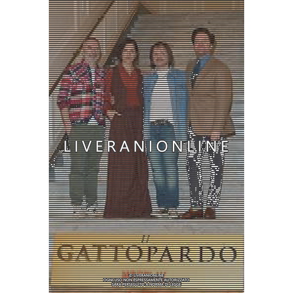Roma - 25/02/2025 Photocall della Serie TV Netflix IL GATTOPARDO nella foto: Giuseppe Capotondi, Laura Luchetti, Tom Shankland, Richard Warlow  ANDREA BRACAGLIA- AGENZIA ALDO LIVERANI SAS