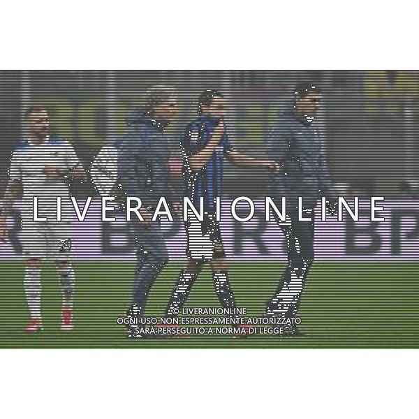 Inter vs Lazio nella foto Matteo Darmian (Inter) esce infortunato Milano 25-02-2025 Stadio Giuseppe Meazza - San Siro Coppa Italia Frecciarossa - quarti di finale foto Roberto Garavaglia/Agenzia Aldo Liverani sas- AGENZIA ALDO LIVERANI SAS