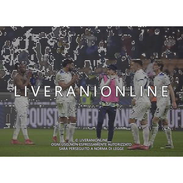 DELUSIONE LAZIO A FINE GARA -INTER - LAZIO Coppa Italia Frecciarossa - quarti di finale 25.02.2025 ©PAOLO GIAMPIETRI - AGENZIA ALDO LIVERANI SAS