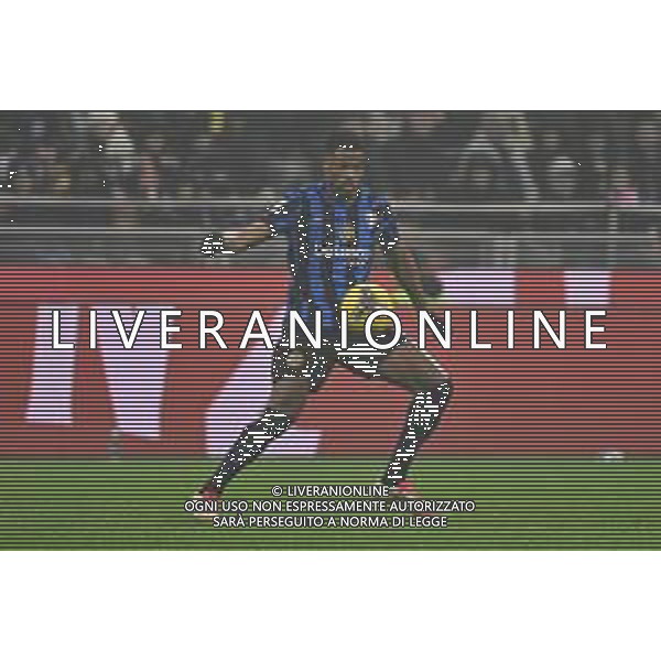 Inter vs Lazio nella foto Denzel Dumfries (Inter) Milano 25-02-2025 Stadio Giuseppe Meazza - San Siro Coppa Italia Frecciarossa - quarti di finale foto Roberto Garavaglia/Agenzia Aldo Liverani sas