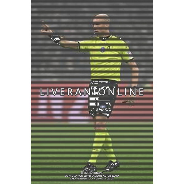Inter vs Lazio nella foto l\'arbitro Michael Fabbri di Ravenna Milano 25-02-2025 Stadio Giuseppe Meazza - San Siro Coppa Italia Frecciarossa - quarti di finale foto Roberto Garavaglia/Agenzia Aldo Liverani sas