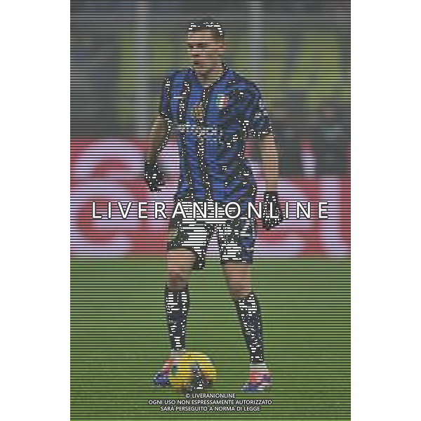 Inter vs Lazio nella foto Kristjan Asllani (Inter) Milano 25-02-2025 Stadio Giuseppe Meazza - San Siro Coppa Italia Frecciarossa - quarti di finale foto Roberto Garavaglia/Agenzia Aldo Liverani sas