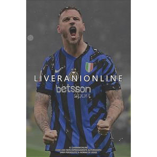 Inter vs Lazio nella foto Marko Arnautovic (Inter) esultanza dopo il gol dell\'1 a 0 Milano 25-02-2025 Stadio Giuseppe Meazza - San Siro Coppa Italia Frecciarossa - quarti di finale foto Roberto Garavaglia/Agenzia Aldo Liverani sas