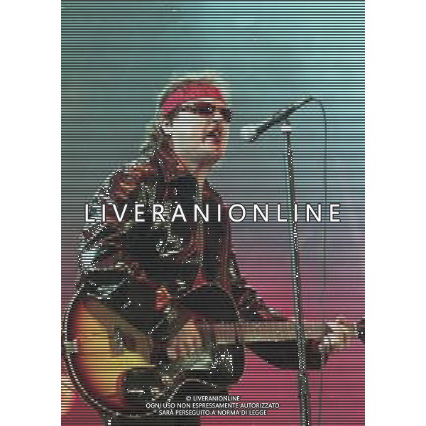 NEG COL-RETROSPETTIVA ZUCCHERO FORNACIARI CANTANTE NELLA FOTO ZUCCHERO FORNACIARI AG ALDO LIVERANI SAS