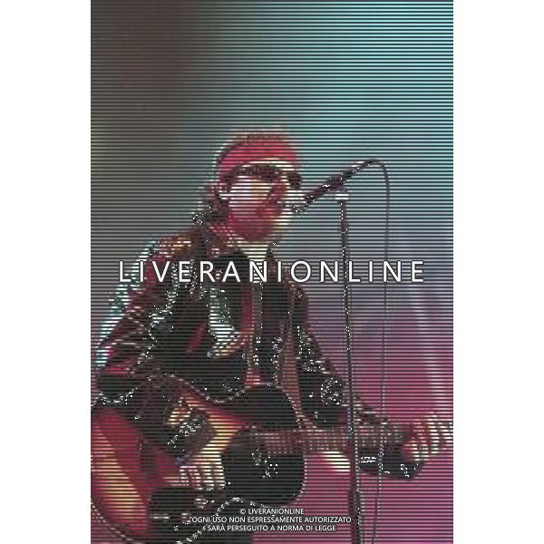 NEG COL-RETROSPETTIVA ZUCCHERO FORNACIARI CANTANTE NELLA FOTO ZUCCHERO FORNACIARI AG ALDO LIVERANI SAS