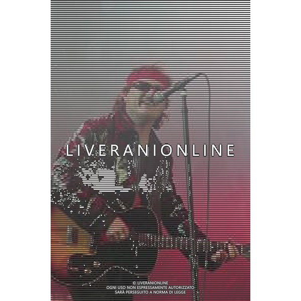 NEG COL-RETROSPETTIVA ZUCCHERO FORNACIARI CANTANTE NELLA FOTO ZUCCHERO FORNACIARI AG ALDO LIVERANI SAS