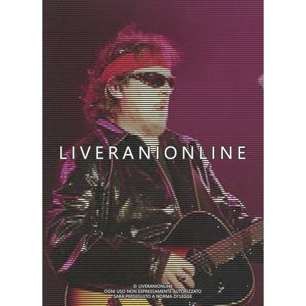 NEG COL-RETROSPETTIVA ZUCCHERO FORNACIARI CANTANTE NELLA FOTO ZUCCHERO FORNACIARI AG ALDO LIVERANI SAS