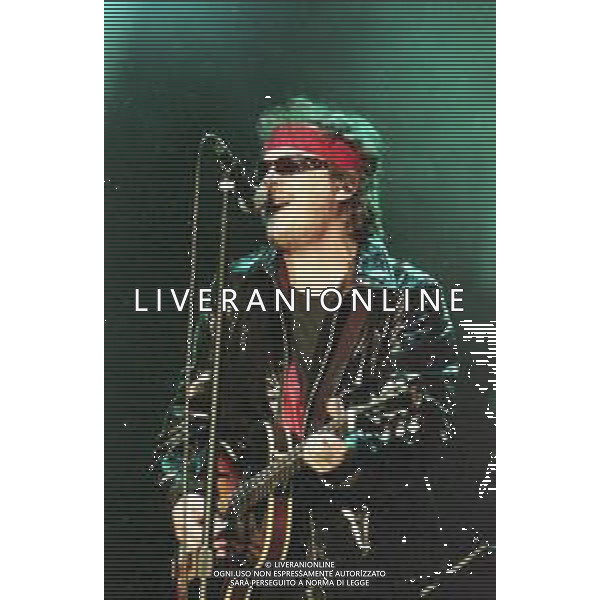 NEG COL-RETROSPETTIVA ZUCCHERO FORNACIARI CANTANTE NELLA FOTO ZUCCHERO FORNACIARI AG ALDO LIVERANI SAS