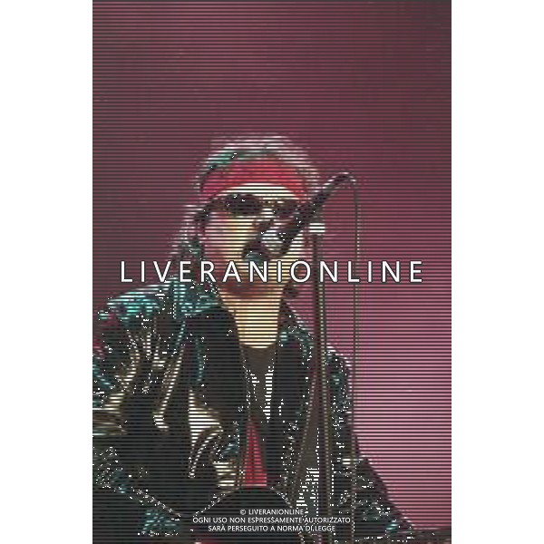 NEG COL-RETROSPETTIVA ZUCCHERO FORNACIARI CANTANTE NELLA FOTO ZUCCHERO FORNACIARI AG ALDO LIVERANI SAS