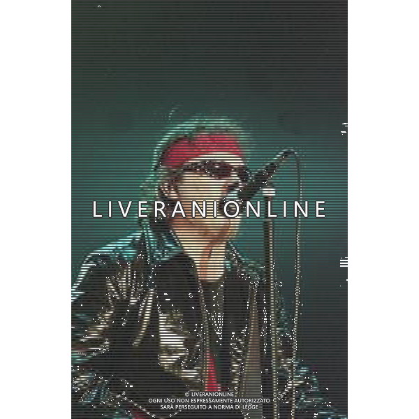 NEG COL-RETROSPETTIVA ZUCCHERO FORNACIARI CANTANTE NELLA FOTO ZUCCHERO FORNACIARI AG ALDO LIVERANI SAS
