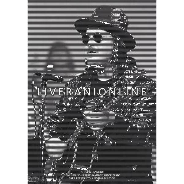 NEG-RETROSPETTIVA ZUCCHERO FORNACIARI CANTANTE NELLA FOTO ZUCCHERO FORNACIARI AG ALDO LIVERANI SAS