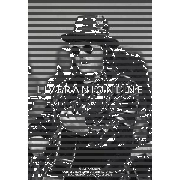 NEG-RETROSPETTIVA ZUCCHERO FORNACIARI CANTANTE NELLA FOTO ZUCCHERO FORNACIARI AG ALDO LIVERANI SAS