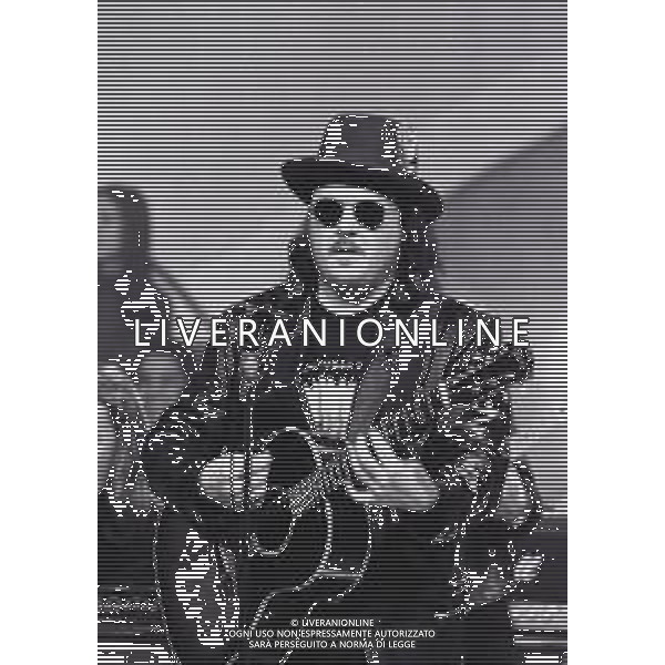 NEG-RETROSPETTIVA ZUCCHERO FORNACIARI CANTANTE NELLA FOTO ZUCCHERO FORNACIARI AG ALDO LIVERANI SAS