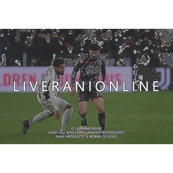 TVMV-Torino 26.02.2025 Allianz Stadium ©Manuela Viganti/Agenzia Aldo Liverani Juventus vs Empoli Quarti di Finale Coppa Italia Frecciarossa 2024/2025 Nella foto: weston mckennie e liberato cacace ©Viganti - AGENZIA ALDO LIVERANI SAS