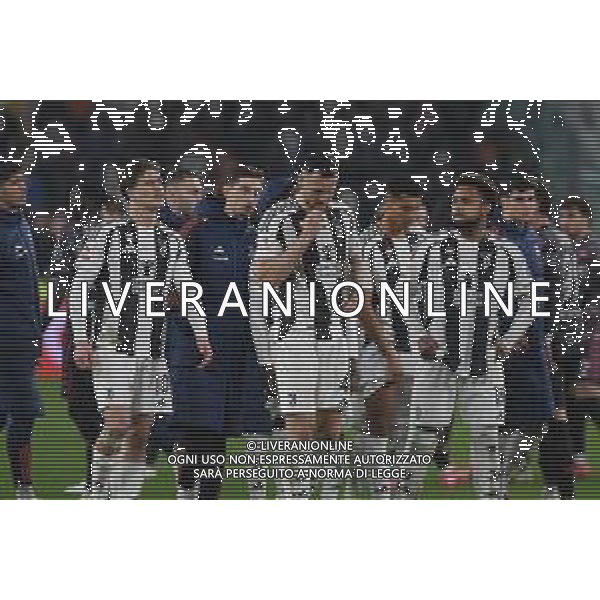 TVMV-Torino 26.02.2025 Allianz Stadium ©Manuela Viganti/Agenzia Aldo Liverani Juventus vs Empoli Quarti di Finale Coppa Italia Frecciarossa 2024/2025 Nella foto: delusione juventus a fine gara ©Viganti - AGENZIA ALDO LIVERANI SAS