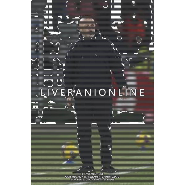 Vincenzo Italiano Head Coach of Bologna FC gestures during Bologna BFC vs AC Milan, 9° Serie A Enilive 2024-25 game at Renato Dall\'Ara stadium in Bologna (BO), Italy, on February 27, 2025. (Photo by Davide Casentini)- AGENZIA ALDO LIVERANI SAS