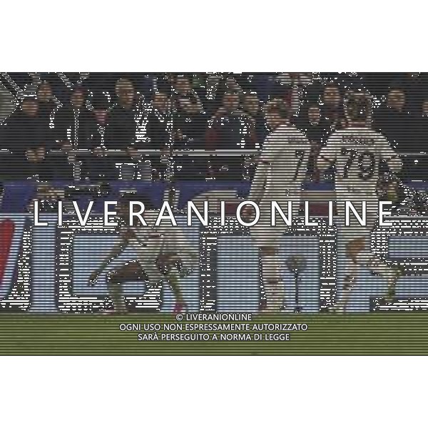 Rafael Leao of AC Milan celebrates after scoring goal during Bologna BFC vs AC Milan, 9° Serie A Enilive 2024-25 game at Renato Dall\'Ara stadium in Bologna (BO), Italy, on February 27, 2025. (Photo by Davide Casentini)- AGENZIA ALDO LIVERANI SAS