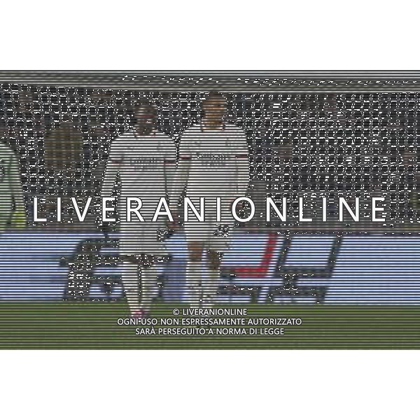 Milan players expresses disappointment after Dan Ndoye of Bologna FC goal during Bologna BFC vs AC Milan, 9° Serie A Enilive 2024-25 game at Renato Dall\'Ara stadium in Bologna (BO), Italy, on February 27, 2025. (Photo by Davide Casentini)- AGENZIA ALDO LIVERANI SAS