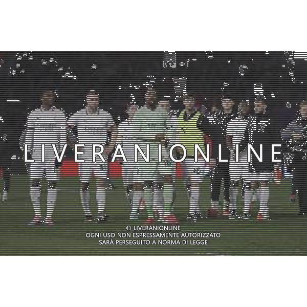 Milan players expresses disappointment at the end of Bologna BFC vs AC Milan, 9° Serie A Enilive 2024-25 game at Renato Dall\'Ara stadium in Bologna (BO), Italy, on February 27, 2025. (Photo by Davide Casentini)- AGENZIA ALDO LIVERANI SAS