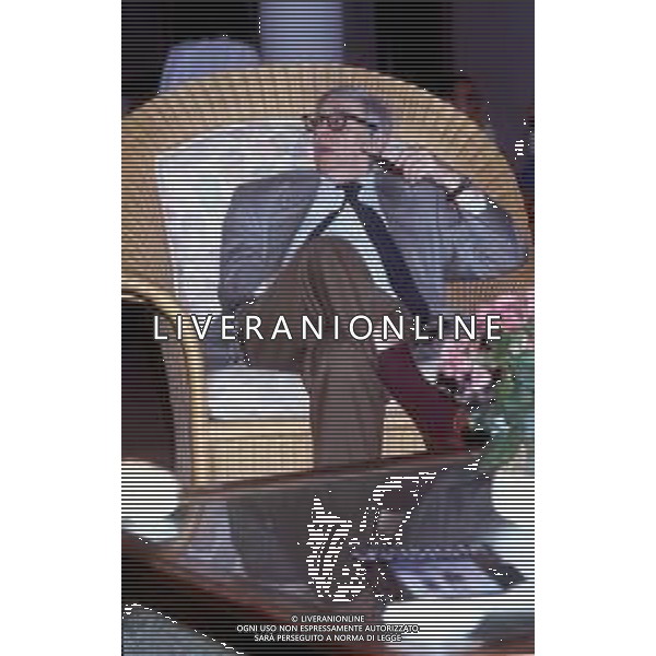 DIA-RETROSPETTIVA UGO STILLE GIORNALISTA NELLA FOTO UGO STILLE DIRETTORE NELL’ANNO 1991 AGENZIA ALDO LIVERANI SAS