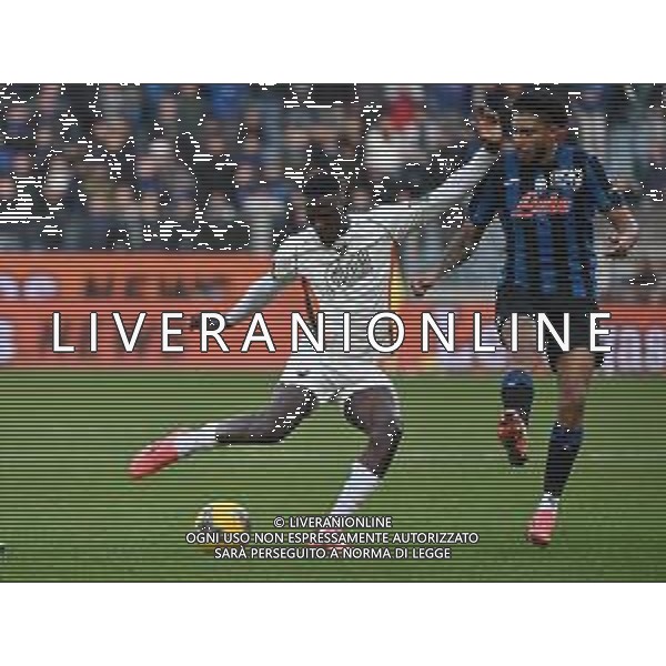 TVRG Atalanta vs Venezia nella foto Cheik Conde (Venezia) e Ederson Jose\' dos Santos (Atalanta) Bergamo 01-03-2025 Gewiss Stadium Campionato Serie A Enilive - 27a giornata foto Roberto Garavaglia/Agenzia Aldo Liverani sas