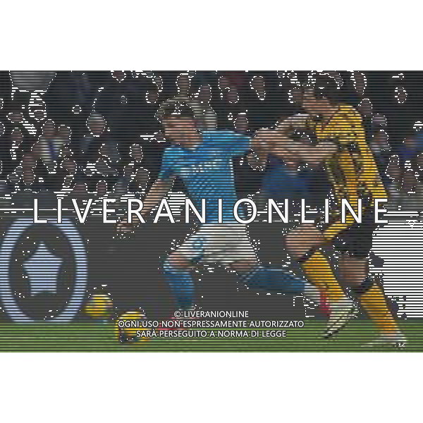 NAPOLI - INTER CAMPIONATO CALCIO SERIE A 01.03.2025 Nella foto: Billy Gilmour, Francesco Acerbi Foto Mosca, Ag.Liverani- AGENZIA ALDO LIVERANI SAS