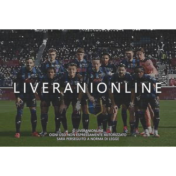 TVRG Atalanta vs Venezia nella foto formazione Atalanta, in piedi da SX Davide Zappacosta, Stefan Posch, Charles de Ketelaere, Ederson Jose\' dos Santos, Berat Djimsiti e Marco Carnesecchi; in basso da SX Juan Cuadrado, Mateo Retegui, Marten de Roon, Sead Kolasinac e Ademola Lookman Bergamo 01-03-2025 Gewiss Stadium Campionato Serie A Enilive - 27a giornata foto Roberto Garavaglia/Agenzia Aldo Liverani sas