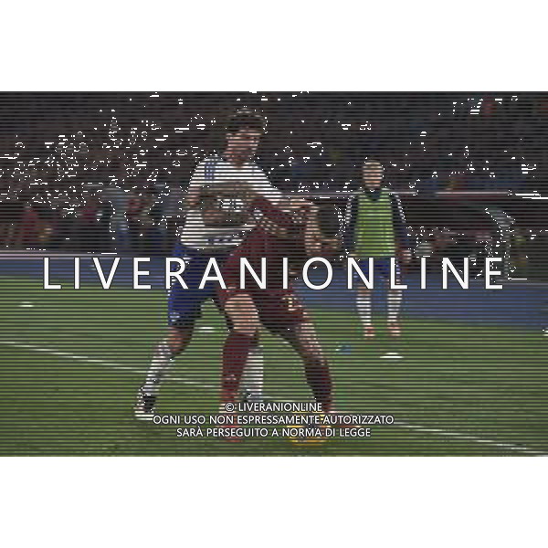 Roma vs Como Campionato Serie A Enilive - 27 Giornata Stadio Olimpico - Roma 02-03-2025 nella foto Mancini e Cutrone foto federico garetano-ag aldo liverani sas