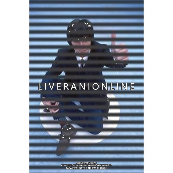 DIAP-RETROSPETTIVA BOBBY SOLO CANTANTE NELLA FOTO BOBBY SOLO A SANREMO NELL\'ANNO 1981 FOTO ENRICO LIVERANI-AG ALDO LIVERANI SAS