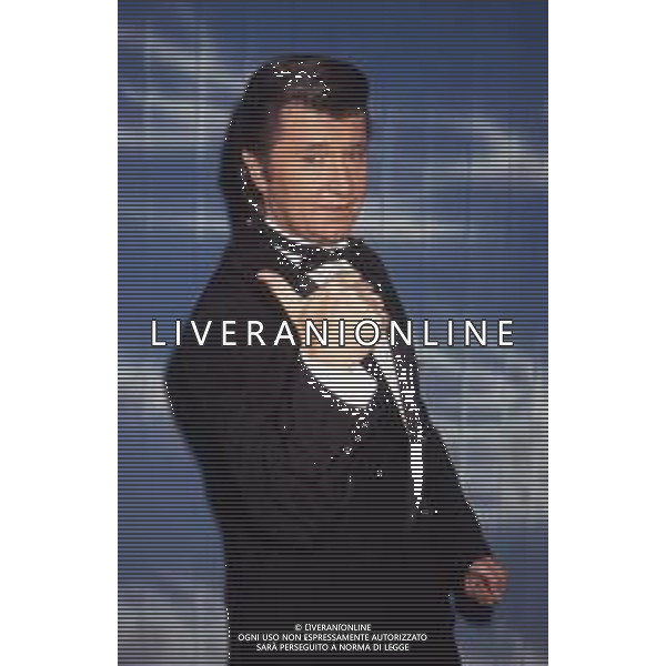 DIAP-RETROSPETTIVA BOBBY SOLO CANTANTE NELLA FOTO BOBBY SOLO NELL\'ANNO 1990 AG ALDO LIVERANI SAS