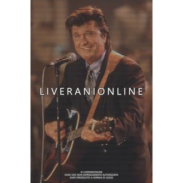 DIAP-RETROSPETTIVA BOBBY SOLO CANTANTE NELLA FOTO BOBBY SOLO NELL\'ANNO 1990 AG ALDO LIVERANI SAS