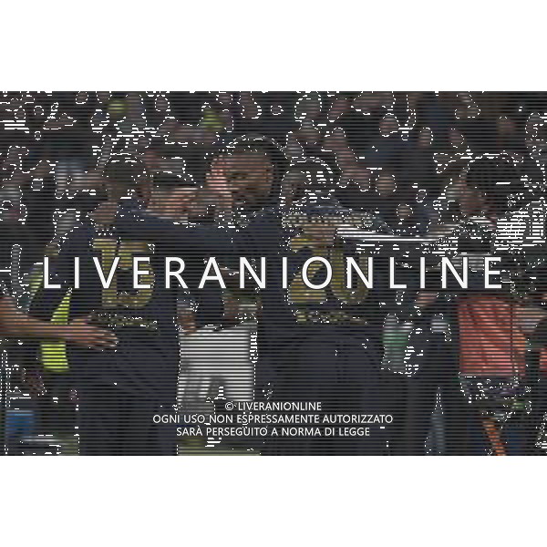 TVMV-Torino 03.03.2025 Allianz Stadium @Manuela Viganti /Ag. Aldo Liverani sas Juventus vs Hellas Verona Campionato Calcio Serie A Enilive 2024/2025 27a giornata Nella foto: esultanza juventus dopo il gol di khephren thuram ©Viganti - AG ALDO LIVERANI SAS