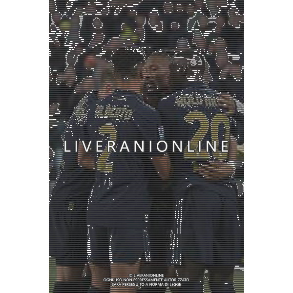 TVMV-Torino 03.03.2025 Allianz Stadium @Manuela Viganti /Ag. Aldo Liverani sas Juventus vs Hellas Verona Campionato Calcio Serie A Enilive 2024/2025 27a giornata Nella foto: esultanza juventus dopo il gol di khephren thuram ©Viganti - AG ALDO LIVERANI SAS